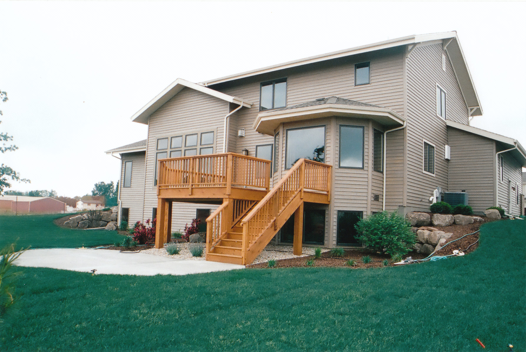 backyard of house